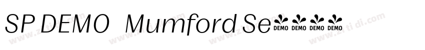 SP DEMO   Mumford Se字体转换